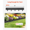 VEVOR Galvanized Steel Landscape Edging, 6-Pack 40 x 8.15 Inch Metal Edging for Landscaping with Gloves, Easy-to-Install, Heavy Duty Metal Garden Edge Border for Flower Bed, Yard Pathway