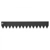 VEVOR Galvanized Steel Landscape Edging, 6-Pack 40 x 6 Inch Metal Edging for Landscaping with 6 Mounting Clips, Bendable Metal Garden Edge Border for Flower Bed, Yard Pathway, Black