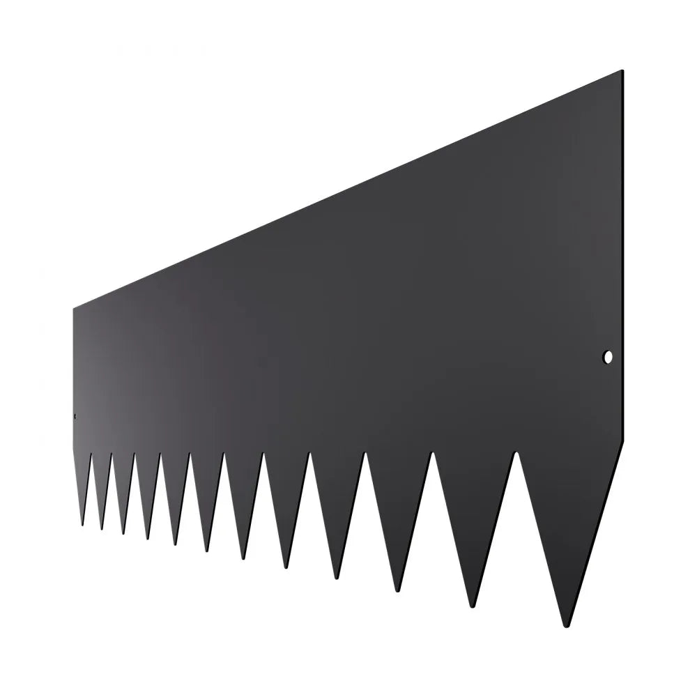 VEVOR Steel Landscape Edging, 4 Packs 40 x 12 in Rust-Resistant Metal Landscape Edging, Bendable Garden Edging Border, Heavy Duty Lawn Edging, Easy-to-Install, Flower Bed Yard Pathway Divider Black
