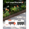 VEVOR Steel Landscape Edging, 5 Packs 39 x 4 in Rust-Resistant Metal Landscape Edging, Bendable Garden Edging Border, Heavy Duty Lawn Edging, Easy-to-Install, Flower Bed Yard Pathway Divider Brown
