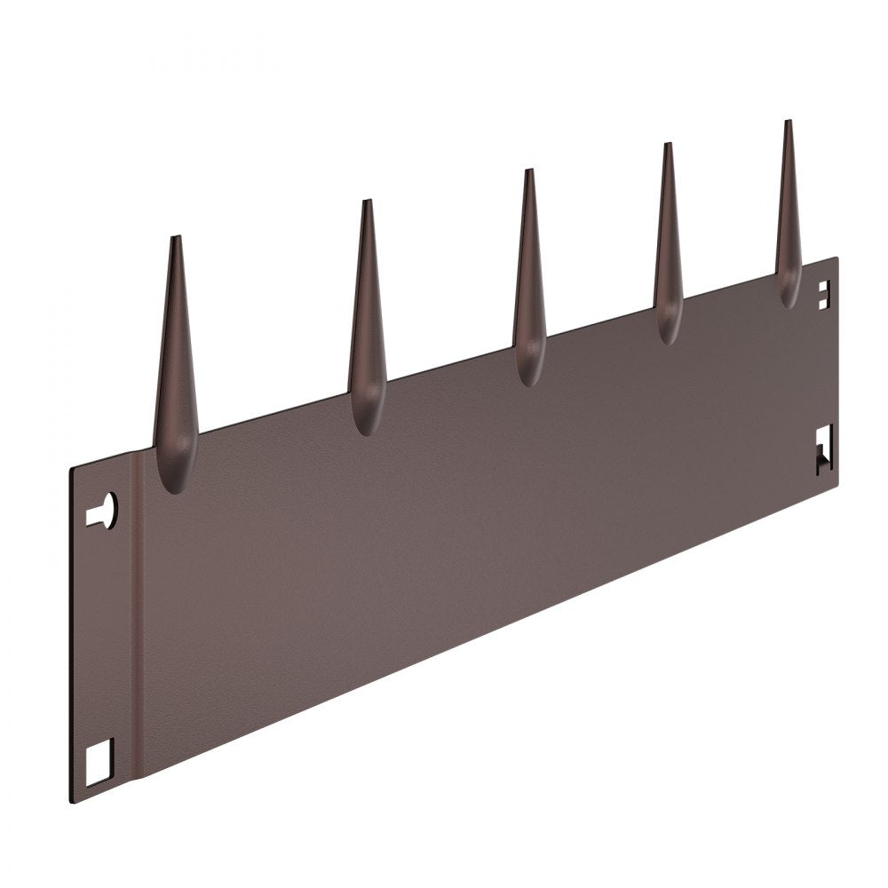 VEVOR Steel Landscape Edging, 5 Packs 39 x 5 in Rust-Resistant Metal Landscape Edging, Bendable Garden Edging Border, Heavy Duty Lawn Edging, Easy-to-Install, Flower Bed Yard Pathway Divider Brown