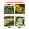 VEVOR Steel Landscape Edging, 5 Packs 39 x 4 in Rust-Resistant Metal Landscape Edging, Bendable Garden Edging Border, Heavy Duty Lawn Edging, Easy-to-Install, Flower Bed Yard Pathway Divider Black
