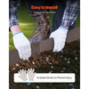 VEVOR Steel Landscape Edging, 5 Packs 39 x 3 in Rust-Resistant Metal Landscape Edging, Bendable Garden Edging Border, Heavy Duty Lawn Edging, Easy-to-Install, Flower Bed Yard Pathway Divider Brown