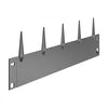 VEVOR Steel Landscape Edging, 5 Packs 39 x 4 in Rust-Resistant Metal Landscape Edging, Bendable Garden Edging Border, Heavy Duty Lawn Edging, Easy-to-Install, Flower Bed Yard Pathway Divider Dark Gray