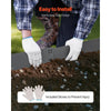 VEVOR Steel Landscape Edging, 5 Packs 39 x 5 in Rust-Resistant Metal Landscape Edging, Bendable Garden Edging Border, Heavy Duty Lawn Edging, Easy-to-Install, Flower Bed Yard Pathway Divider Dark Gray