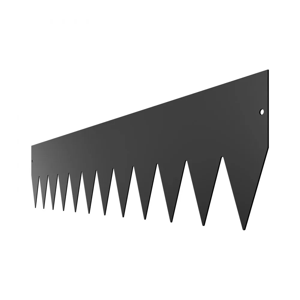 VEVOR Steel Landscape Edging, 6 Packs 40 x 8 in Rust-Resistant Metal Landscape Edging, Bendable Garden Edging Border, Heavy Duty Lawn Edging, Easy-to-Install, Flower Bed Yard Pathway Divider Black