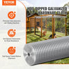 VEVOR Hardware Cloth 1/2 inch 24 inch x 25 ft 19 Gauge Chicken Wire Fence, Hot-Dip Galvanized After Welding Metal Wire Mesh Roll, Garden Plant Welded Fencing Roll Supports Poultry Netting Cage Fence