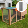 VEVOR Hardware Cloth 1/2 inch 24 inch x 100 ft 19 Gauge Chicken Wire Fence, Hot-Dip Galvanized After Welding Metal Wire Mesh Roll, Garden Plant Welded Fencing Roll Supports Poultry Netting Cage Fence