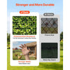 VEVOR Hardware Cloth, 1/2 inch 72 inch x 100 ft 19 Gauge Chicken Wire Fence, Hot-Dip Galvanized After Welding Metal Wire Mesh Roll, Garden Plant Welded Fencing Roll Supports Poultry Netting Cage Fence