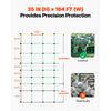 VEVOR Electric Fence Netting, 35" H x 164' L, PE Net Fencing with Posts & Double-Spiked Stakes, Utility Portable Mesh for Goats, Sheep, Lambs, Deer, Hogs, Dogs, Used in Backyards, Farms, and Ranches