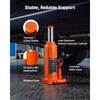 VEVOR Hydraulic Bottle Jack 10 Ton (22046.2 lbs) 9.06"-17.32" Lifting Range, for Heavy-Duty Pickup Truck, Truck, Large SUV, Auto Repair and House Lift, Multi-Directional Welded Jack with Long Handle
