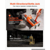 VEVOR Hydraulic Bottle Jack 20 Ton (44092.5 lbs) 9.65"-18.31" Lifting Range, for Construction Vehicle, Heavy-Duty Truck, Bus, Auto Repair and House Lift, Multi-Directional Welded Jack with Long Handle
