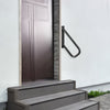 VEVOR Handrails for Outdoor Steps, 18.9" Length 1.3"Pipe Wall Mount Safety Railings for 1-2 Steps, Stair Handrail with Matte Black Finished,for Garden,Yard and Garage & Elderly,Pregnant Women, Disable