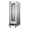 VEVOR Electric Hot Box Food Warmer, 16-Tier Commercial Warming Cabinet with Water Tray, Glass Door and Adjustable Shelves, Stainless Steel Food Warmer Cabinet, for Restaurant, Kitchen, Pizza, Chicken