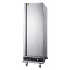 VEVOR Electric Hot Box Food Warmer, 16-Tier Commercial Warming Cabinet with Water Tray, Single-Door and Adjustable Shelves, Stainless Steel Food Warmer Cabinet, for Restaurant, Kitchen, Pizza, Chicken