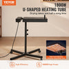 VEVOR Pro Flash Dryer 16x16 inch, Upgrade 1800W Electrical Control Box Flash Dryer for Screen Printing Machine with Height Adjustable Stand, 360° Rotation, X-Shaped Base, Steel T-Shirt Curing Machine