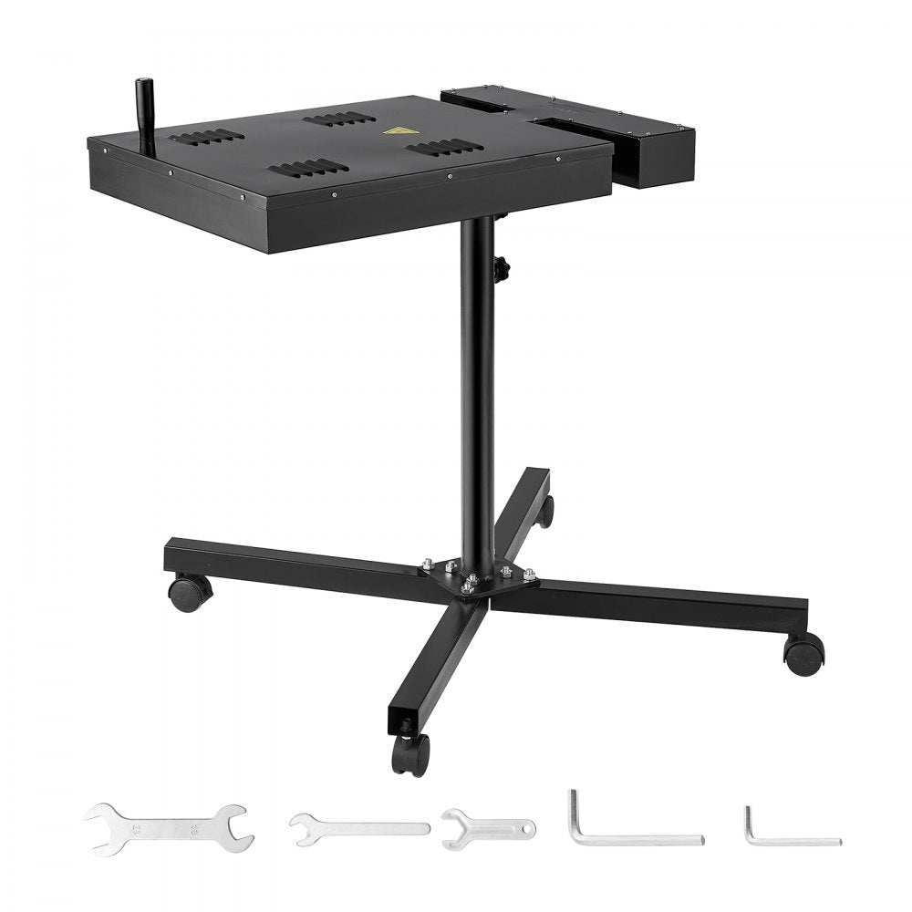VEVOR Pro Flash Dryer 16x16 inch, Upgrade 1800W Electrical Control Box Flash Dryer for Screen Printing Machine with Height Adjustable Stand, 360° Rotation, X-Shaped Base, Steel T-Shirt Curing Machine