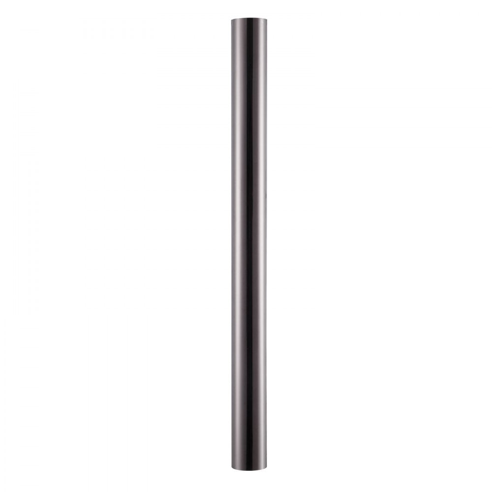 VEVOR Window Privacy Film, One Way Window Tint, Daytime Mirror Reflective Heat Control Glass, Static Cling Sun Blocking See out Not in Window Film for Home and Office, Black-Silver, 35.4 in x 13.1 ft
