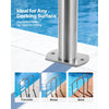 VEVOR Swimming Pool Ladder, 3-Step Stairs with Double Handrails, Non-slip Heavy Duty Wide Steps, Stainless Steel Frame, 265 lbs Capacity for 48-54 in Inground Pools Entry/Exits, Indoor & Outdoor