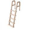 VEVOR Swimming Pool Ladder, Inclined 5-Step Double Handrails Stair, Non-slip Wide Step, 300 lbs Load Capacity, for 48-54 in Inground & Above-ground Pools, Any Deck Surface, Indoor & Outdoor, Taupe