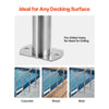 VEVOR Swimming Pool Ladder, 3-Step Double Handrails Stairs with Non-slip Heavy Duty Steps, Stainless Steel Load Capacity 265 lbs, for 48-54 In Inground Pools of Any Decking Surface Indoor & Outdoor