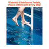 VEVOR Swimming Pool Ladder, 4-Step Double Handrails Stair, Non-slip Thickened Heavy Duty Steps, Load Capacity 300 lb, for 48-54 In Inground & Above-ground Pools of Any Deck Surface Indoor & Outdoor