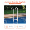 VEVOR Swimming Pool Ladder, 4-Step Double Handrails Stair, Non-slip Thickened Heavy Duty Steps, Load Capacity 300 lb, for 48-54 In Inground & Above-ground Pools of Any Deck Surface Indoor & Outdoor