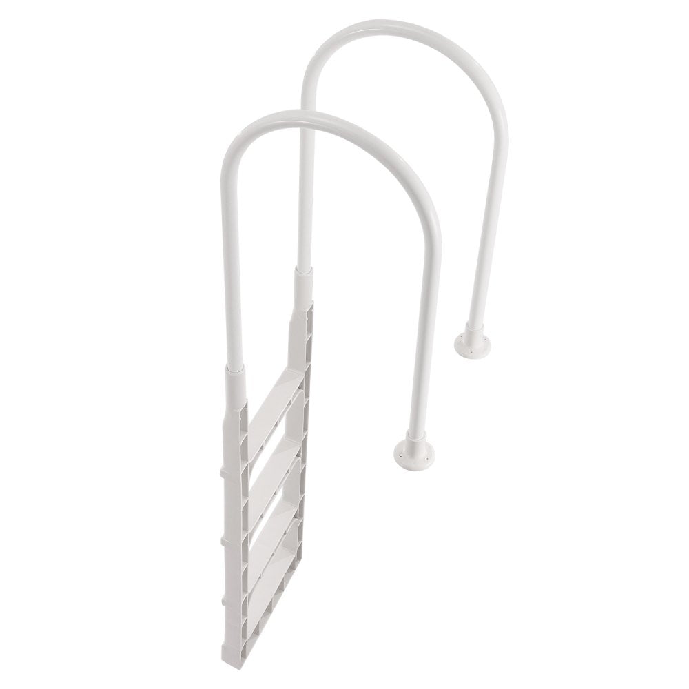 VEVOR Swimming Pool Ladder, 4-Step Double Handrails Stair, Non-slip Thickened Heavy Duty Steps, Load Capacity 300 lb, for 48-54 In Inground & Above-ground Pools of Any Deck Surface Indoor & Outdoor