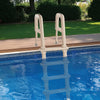 VEVOR Swimming Pool Ladder, Inclined 5-Step Double Handrails Stair, Non-slip Heavy Duty Step, Load Capacity 300 lb, for 48-54" Inground & Above-ground Pools of Any Deck Surface Indoor & Outdoor, Taupe
