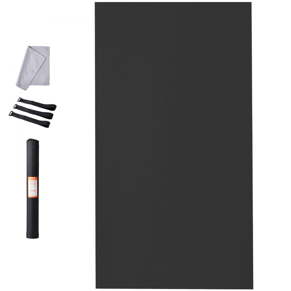 VEVOR Exercise Mat, Non Slip High Density Premium Yoga Mat, Exercise Yoga Mat for Men Women, Fitness & Exercise Mat with Bag & Carry Strap, for All Types of Home Yoga, Pilate & Floor Workout (10x6ft)