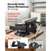 VEVOR Heavy Duty Bench Vise, 10" Jaw Width, Multi-Purpose Ductile Iron Bench Vise with Anvil and 360-Degree Locking Swivel Base, 4.3" Throat Depth, 10" Max Jaw Opening, for Drilling, Pipe Cutting