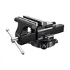VEVOR Heavy Duty Bench Vise, 10" Jaw Width, Multi-Purpose Ductile Iron Bench Vise with Anvil and 360-Degree Locking Swivel Base, 4.3" Throat Depth, 10" Max Jaw Opening, for Drilling, Pipe Cutting