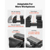 VEVOR Truck Hitch Vise, 6" Jaw Width, Heavy Duty Ductile Iron Bench Vise with Anvil, 1 Pair Magnetic Jaw Pads, Pin, 3.54" Throat Depth, 5.6" Max Jaw Opening, Multi-Purpose, for Truck Trailer Receiver
