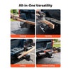 VEVOR Truck Hitch Vise, 6" Jaw Width, Heavy Duty Ductile Iron Bench Vise with Anvil, 1 Pair Magnetic Jaw Pads, Pin, 3.54" Throat Depth, 5.6" Max Jaw Opening, Multi-Purpose, for Truck Trailer Receiver