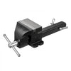 VEVOR Truck Hitch Vise, 6" Jaw Width, Heavy Duty Ductile Iron Bench Vise with Anvil, 1 Pair Magnetic Jaw Pads, Pin, 3.54" Throat Depth, 5.6" Max Jaw Opening, Multi-Purpose, for Truck Trailer Receiver