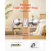 VEVOR Keyed Entry Door Knob, Satin Nickel Door Knob with Round Ball, Keyed Exterior & Thumb Turn Lock Interior, All Metal Doorknobs Hardware with Lock and Keys, Modern Design for Bedroom & Bathroom