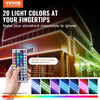 VEVOR 400PCS LED Storefront Lights, 207 ft, LED Module Lights, 5050 SMD 3-LED RGB Color Changing Window Lights with Remote Control for Business Store Window Advertising Letter Signs, IP68 Waterproof