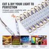 VEVOR 400PCS LED Storefront Lights, 207 ft, LED Module Lights, 5050 SMD 3-LED RGB Color Changing Window Lights with Remote Control for Business Store Window Advertising Letter Signs, IP68 Waterproof