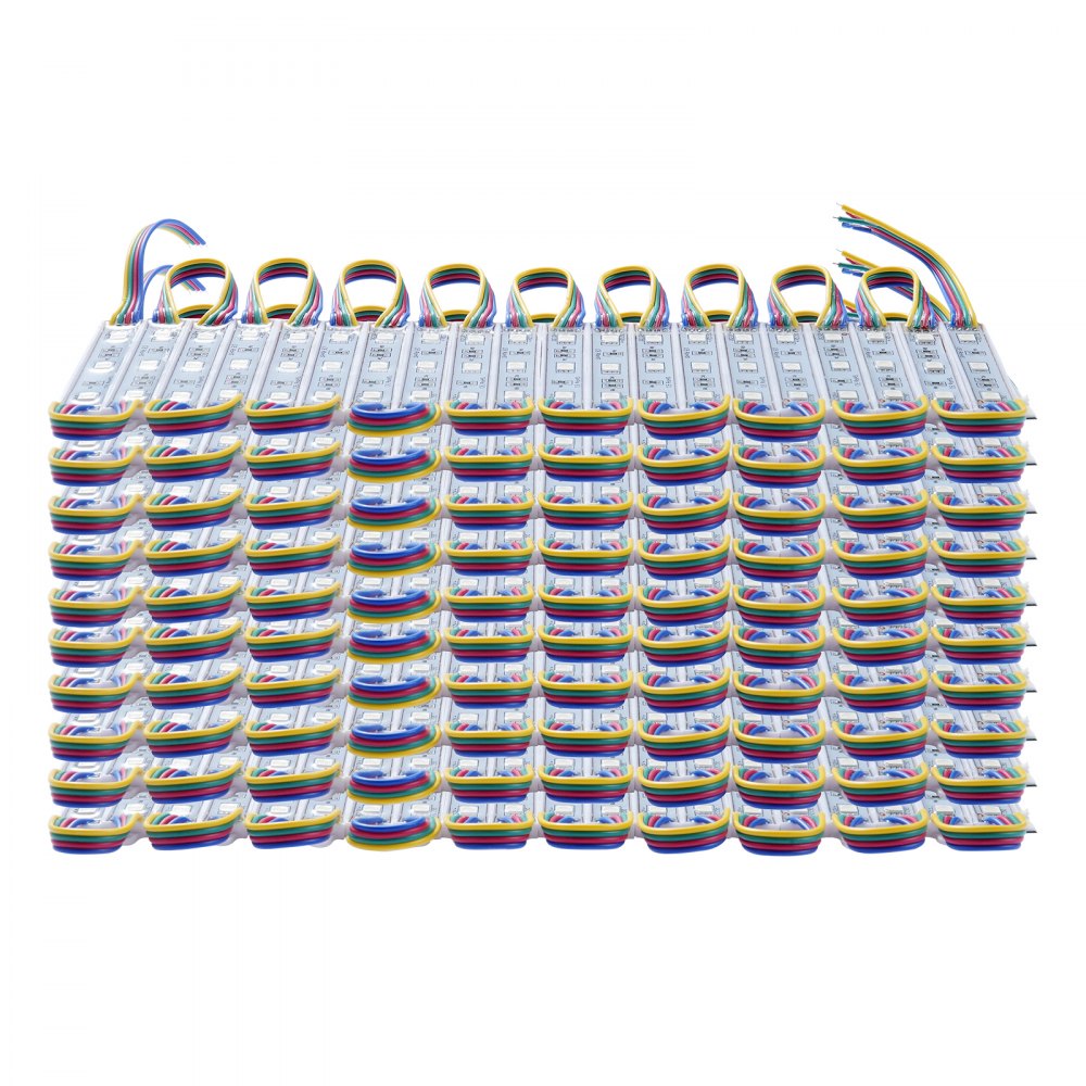 VEVOR 200PCS LED Storefront Lights, 103 ft, LED Module Lights, 5050 SMD 3-LED RGB Color Changing Window Lights with Remote Control for Business Store Window Advertising Letter Signs, IP68 Waterproof