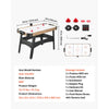 VEVOR 54" Air Hockey Table with Electronic Scorer & High-powered Blower, for Family Game Room, Basements and Home Air Powered Hockey Arcade Game Table Set with Pushers & Pucks, Stable Leg