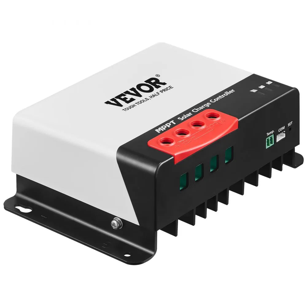 VEVOR 50A MPPT Solar Charge Controller, 12V / 24V Auto DC Input, Solar Panel Regulator Charger with Bluetooth Module, 98% Charging Efficiency for Sealed(AGM), Gel, Flooded and Lithium Battery Charging