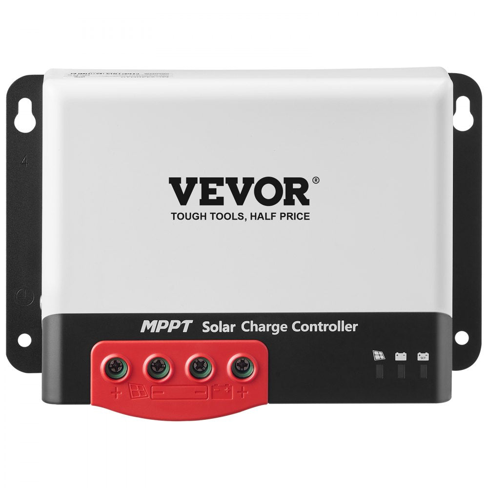 VEVOR 30A MPPT Solar Charge Controller, 12V / 24V Auto DC Input, Solar Panel Regulator Charger with Bluetooth Module, 98% Charging Efficiency for Sealed(AGM), Gel, Flooded and Lithium Battery Charging
