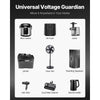 VEVOR Voltage Converter Transformer, 5000W, Heavy Duty Step Up/Down Transformer, Convert from 110 Volt to 220 Volt and  from 220 Volt to 110 Volt, with US Outlet EU Outlet 5V USB Port, CE Certified