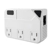 VEVOR Voltage Converter, 220V to 110V, International Universal Travel Adapter with 4 USB Ports (2 USB C), 3 AC Sockets, Plug Power Adapter, Step Down Transformer Outlet Converter, for EU UK AU US