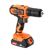 VEVOR Cordless Drill Driver, 1/2 inch Metal Chuck, Dual-Speed Variable, Drill Driver Kit with Lithium Battery and Charger, Belt Clip, for Wood and Metal Drilling, Screw Tightening or Loosening