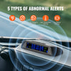 VEVOR RV Tire Pressure Monitoring System, 7.3-116 PSI Trailer TPMS, Universal Wireless Car Alarm System, Waterproof TPMS Sensors Set with Solar Charge, 6 Sensors, 5 Alarm Modes, and Real-time Display