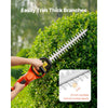 VEVOR Electric Hedge Trimmer, 1200 RPM, Cordless  Hedge Trimmer for Low Branch, 20V 2A Battery, Bush Trimmer with 20 in Dual Action Blade & Secure Design, Gardening Trimmer for Yard Lawn Care