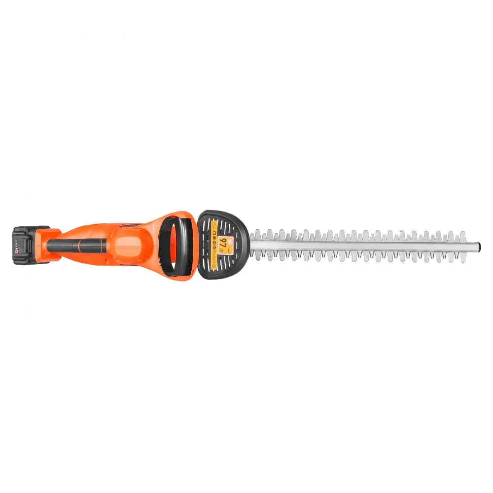 VEVOR Electric Hedge Trimmer, 1200 RPM, Cordless  Hedge Trimmer for Low Branch, 20V 2A Battery, Bush Trimmer with 20 in Dual Action Blade & Secure Design, Gardening Trimmer for Yard Lawn Care