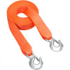 VEVOR ATV Tow Strap with Hooks, 2-inch x 20-foot, 17000 lbs Capacity, Durable Recovery Rope with Security Hooks for Trucks and Vehicles, Essential Towing Accessory for Roadside Assistance