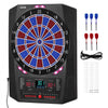 VEVOR Electronic Dart Board, 13.5" Target Dartboard with 45 Games & 474 Variations for Up to 8 Players, 6 Dart Shafts with Flights & 50 Soft Tips, Color LED Cricket Scoring Screen for Home Party Bar